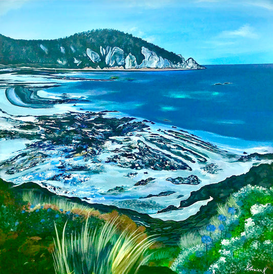 'On The Rocks' canvas print