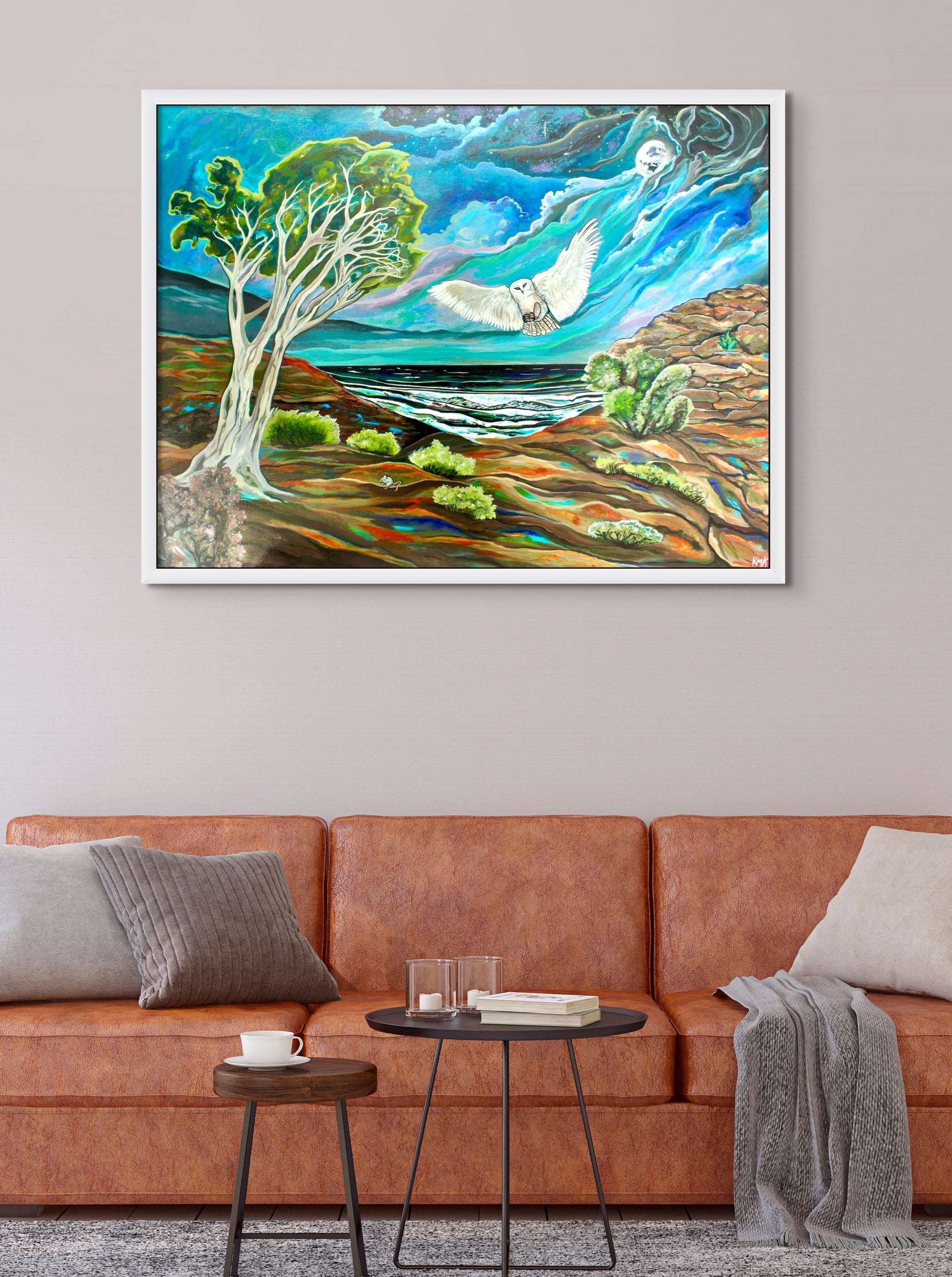 'One FOwl Swoop' canvas Print – Kataraina Koroheke Fine Art