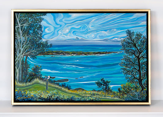 'Breakfast At Boat Harbour' original painting