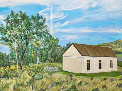 'Beyond The Grave' canvas print