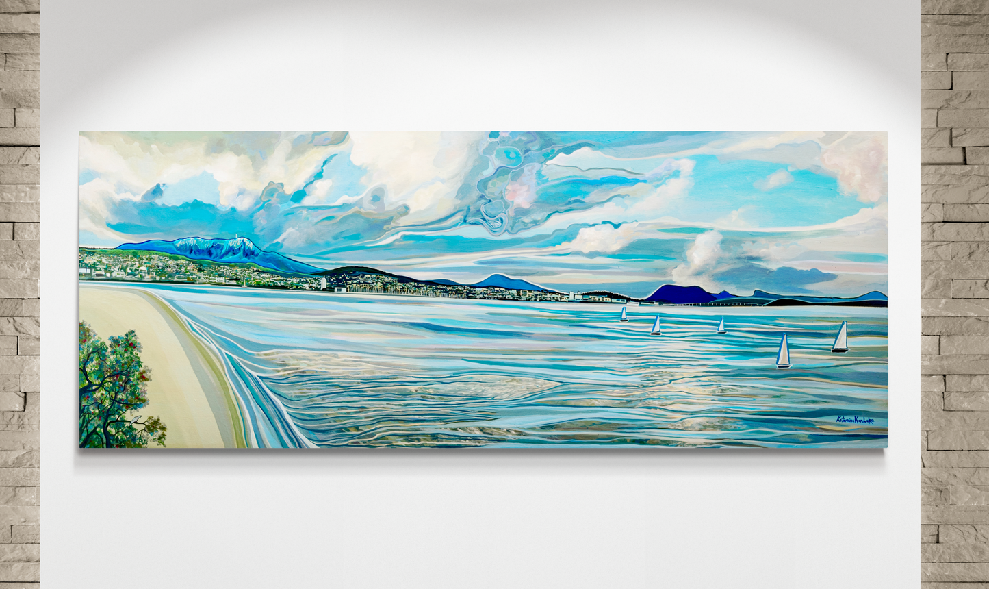 'Down By The Derwent' original painting