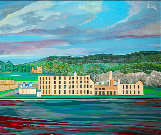 'Set In Stone' canvas print