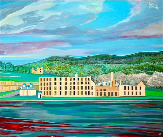 'Set In Stone' canvas print