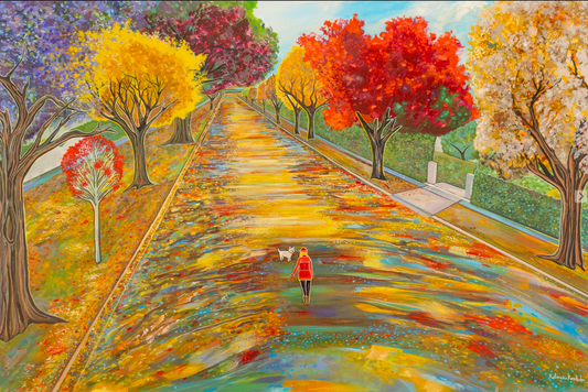 'Autumn At Evandale' canvas print