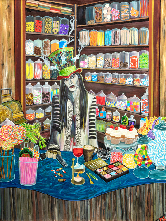 'Seduction of Indulgence' canvas print