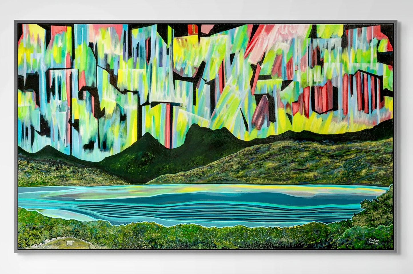 'Lights Of Cradle' canvas print