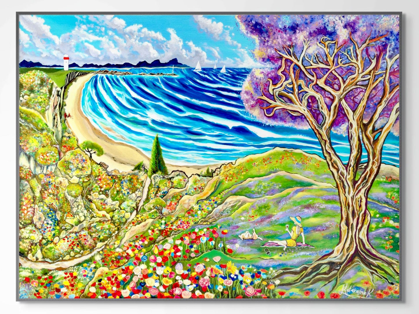 'Inlove With Life' canvas print