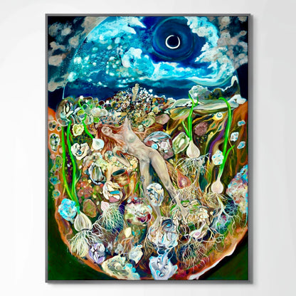 'Dark Of The Moon Women' Canvas Print