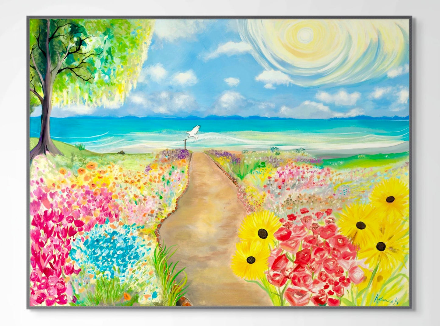 'Live And Let Live' Canvas Print