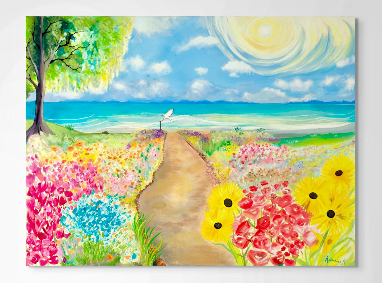 'Live And Let Live' Canvas Print