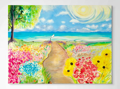 'Live And Let Live' Canvas Print