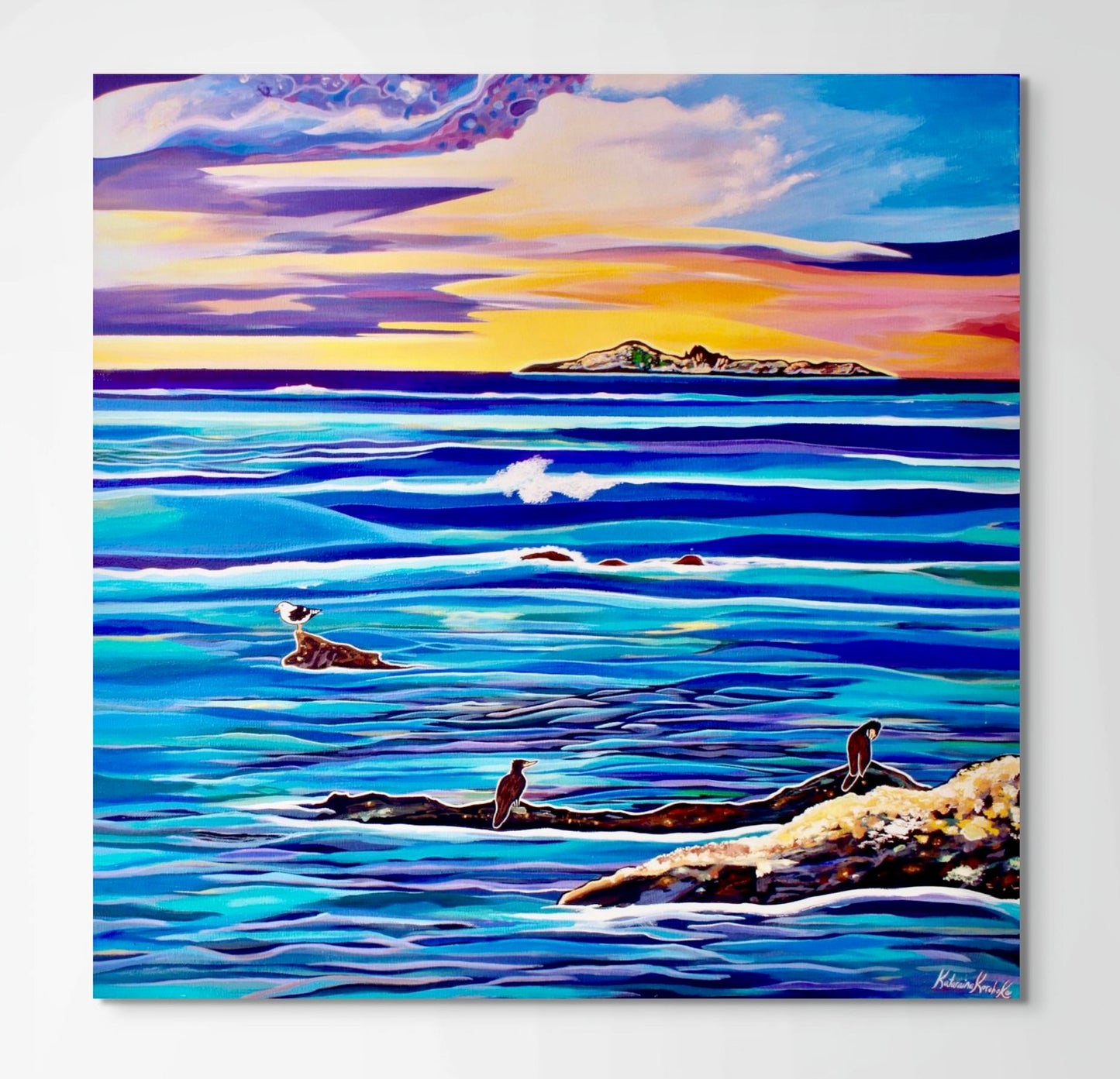 'Holm Sweet Holm' canvas print