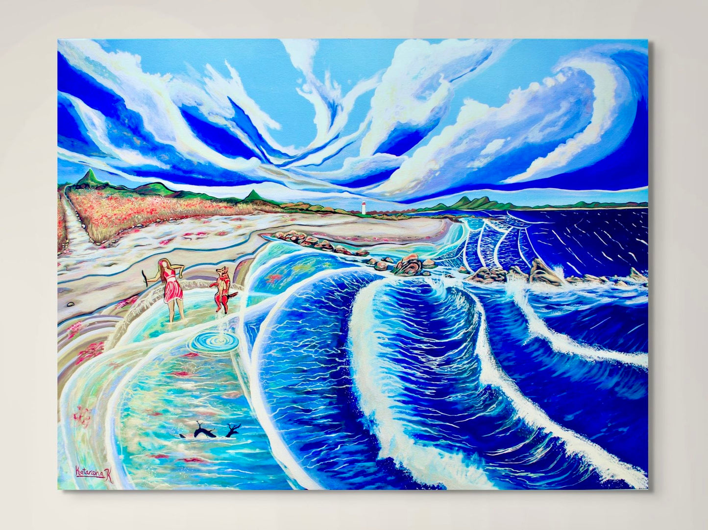 'Free and Alive' canvas print