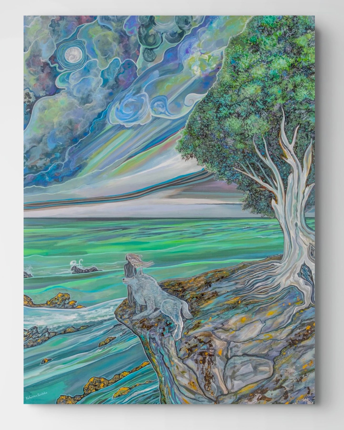 'The Old World' canvas print