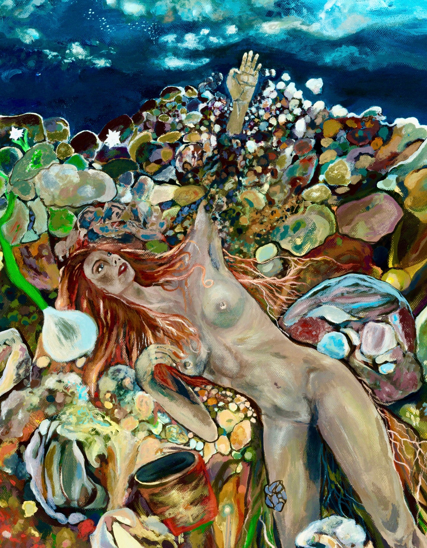 'Dark Of The Moon Women' Canvas Print