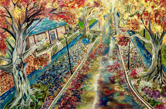 'Victoria Street, Ulverstone' canvas print