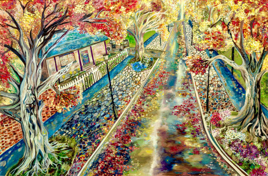 'Victoria Street, Ulverstone' canvas print