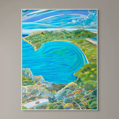 'Wineglass Bay Holiday' canvas print