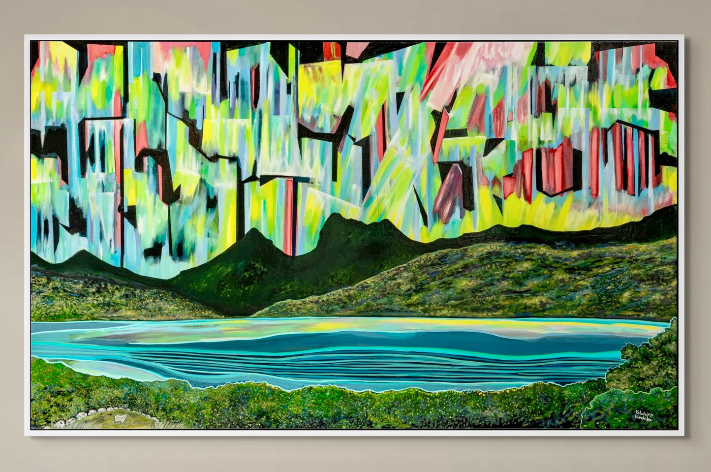 'Lights Of Cradle' canvas print