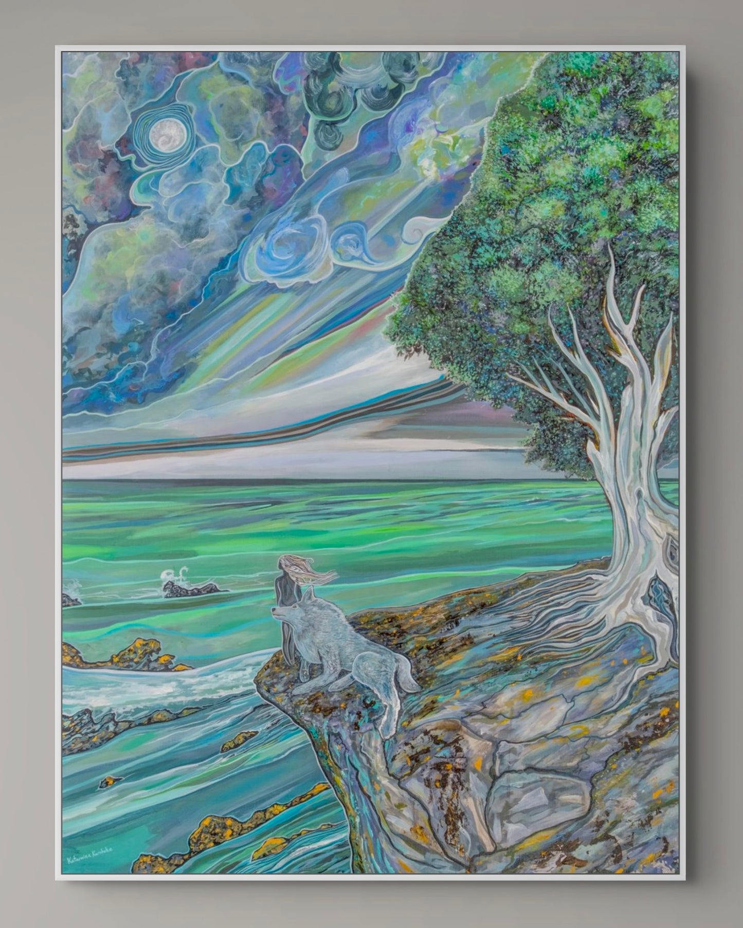 'The Old World' canvas print