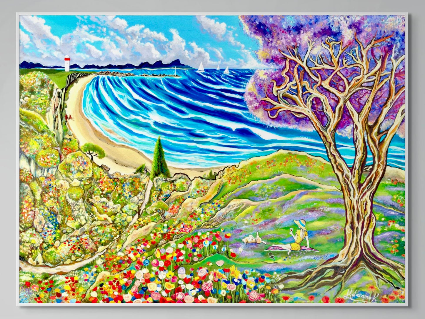 'Inlove With Life' canvas print