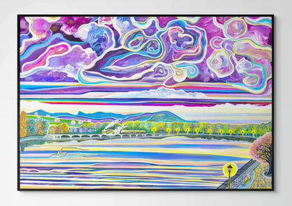 'Riverside Romance' Canvas Print