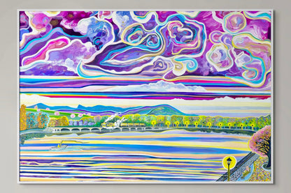 'Riverside Romance' Canvas Print