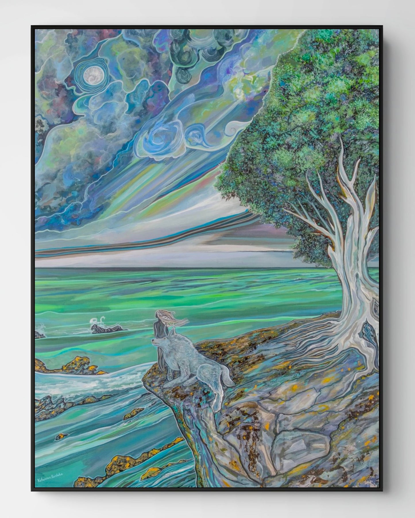 'The Old World' canvas print