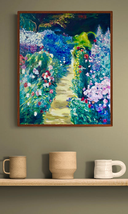 'Down The Garden Path' acrylic print