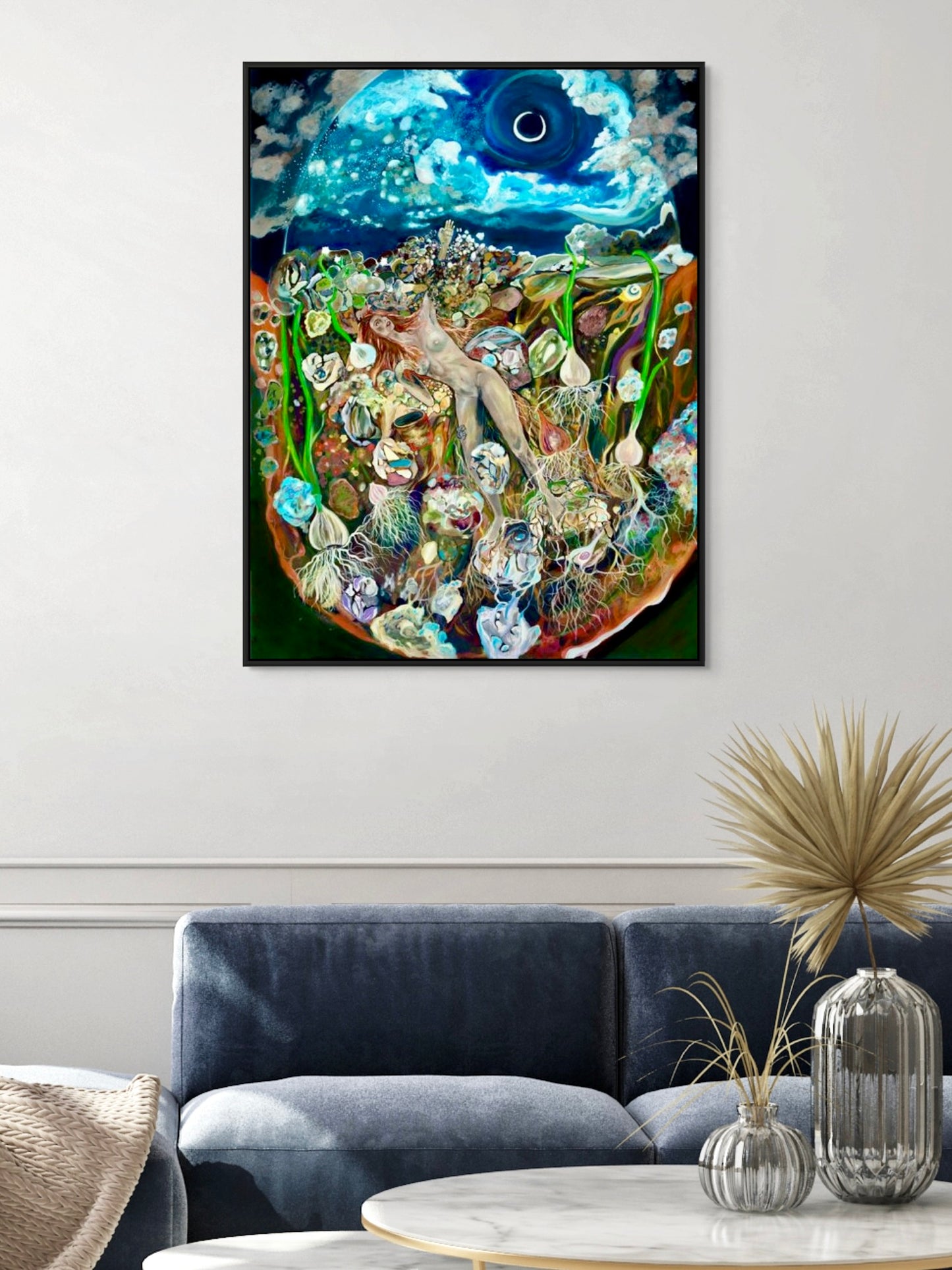'Dark Of The Moon Women' Canvas Print
