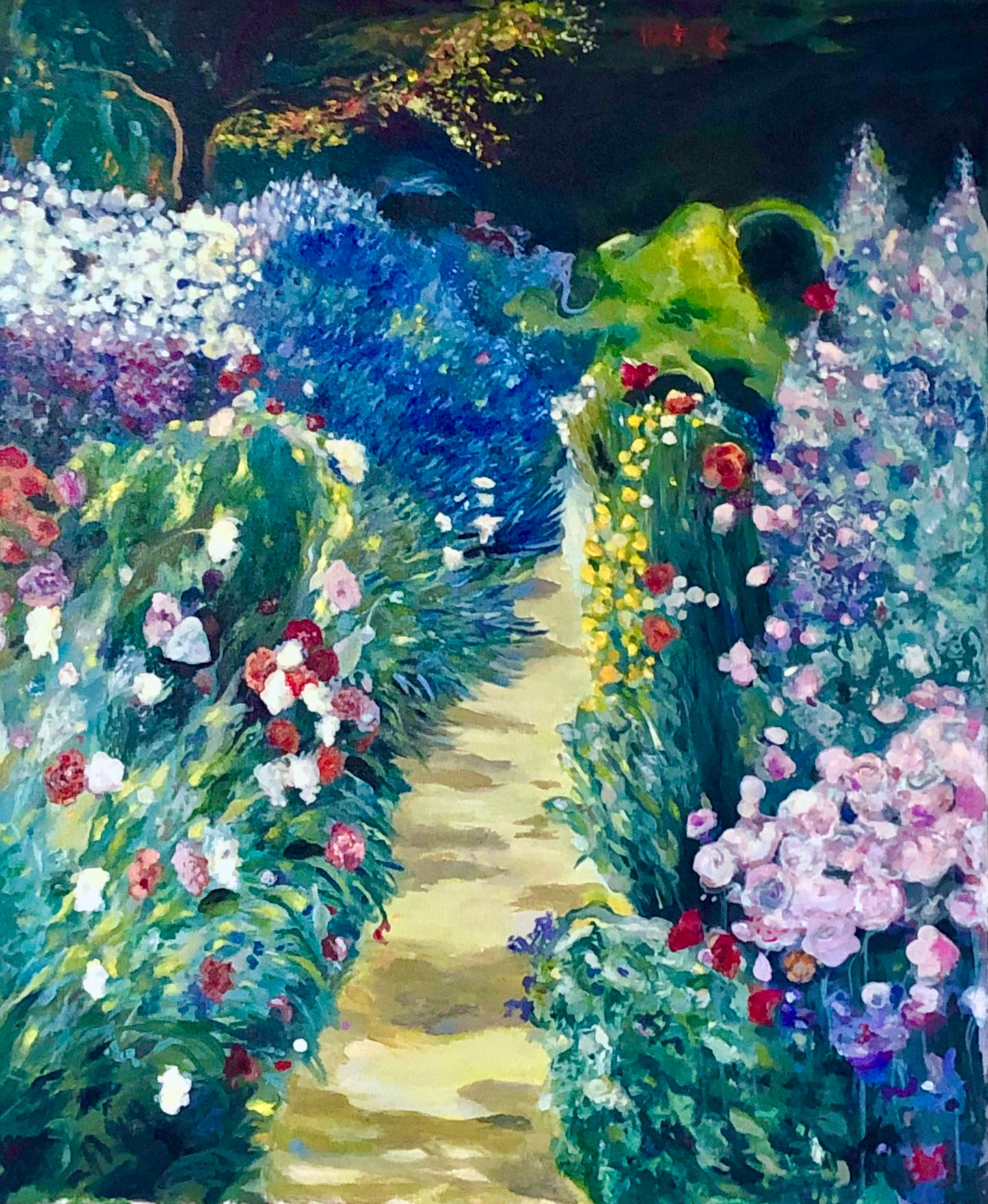 'Down The Garden Path' acrylic print