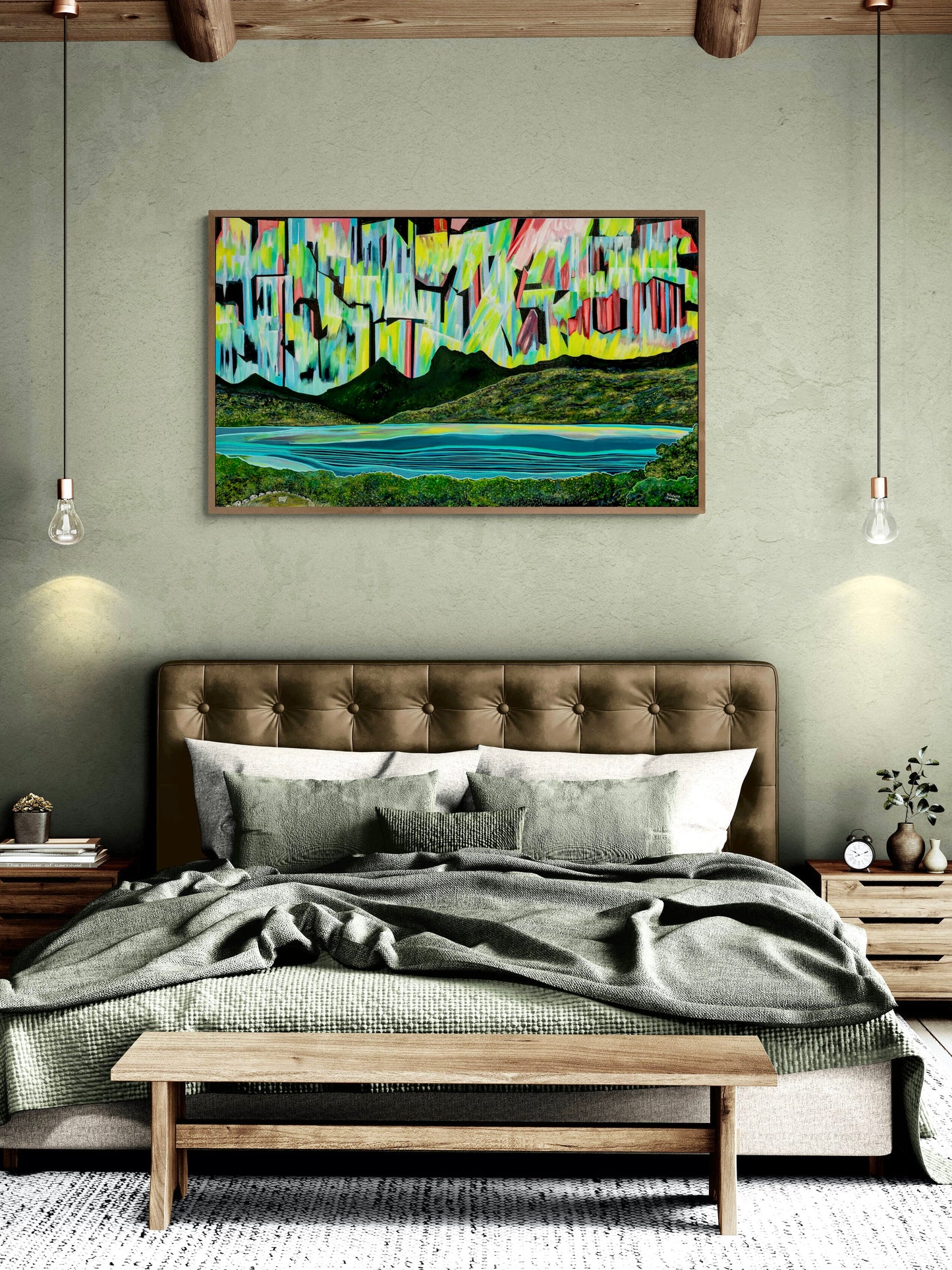 'Lights Of Cradle' canvas print