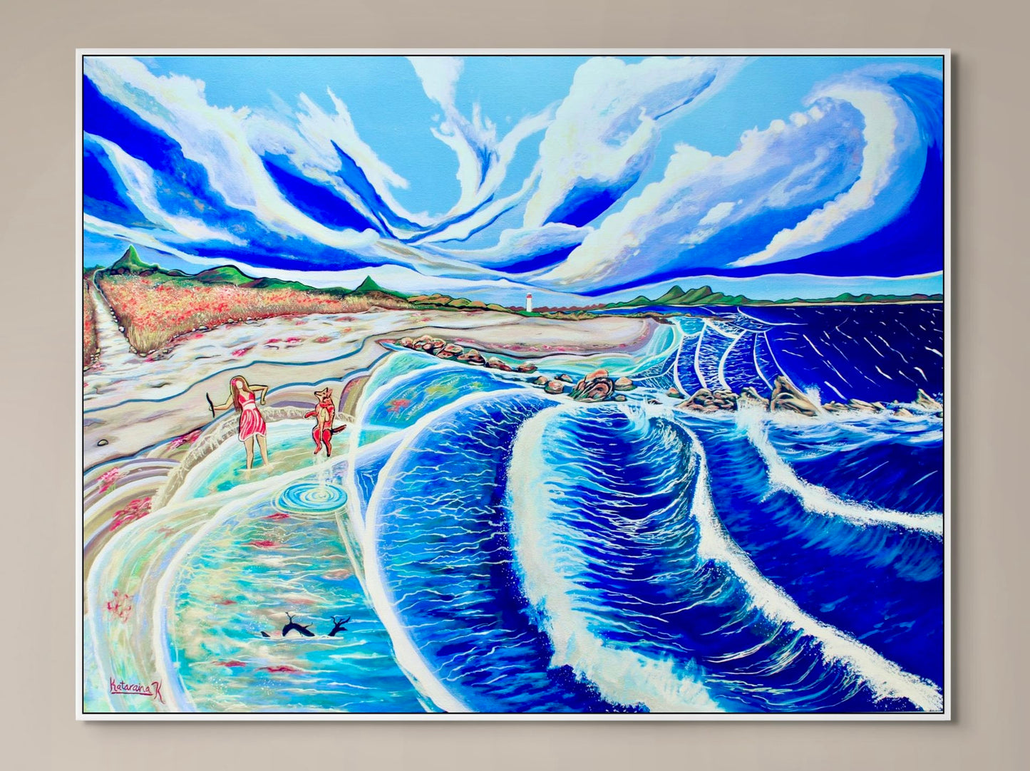 'Free and Alive' canvas print