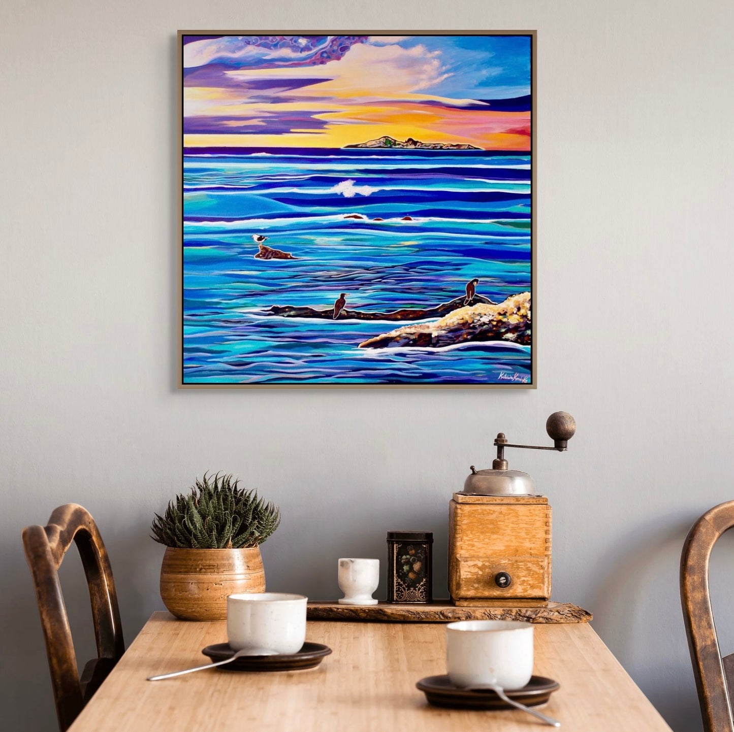 'Holm Sweet Holm' canvas print