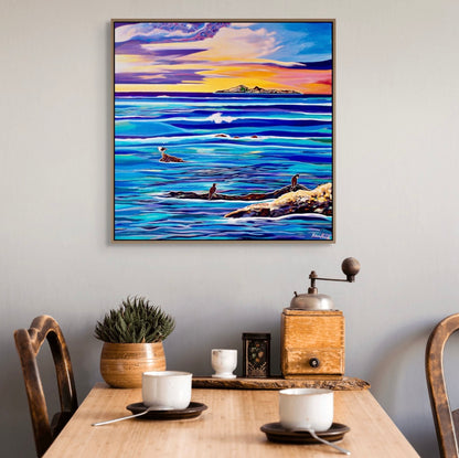 'Holm Sweet Holm' canvas print