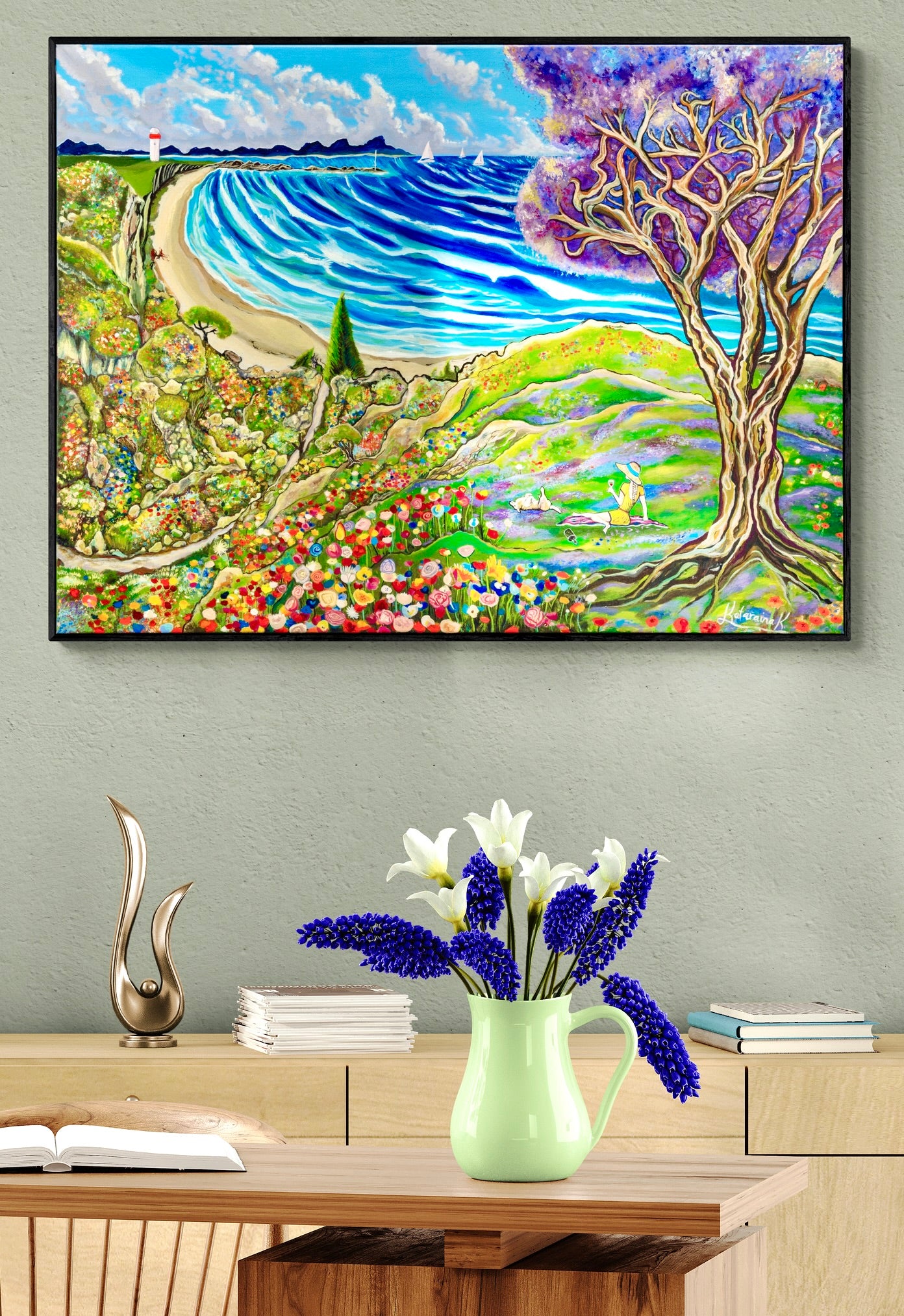 'Inlove With Life' canvas print