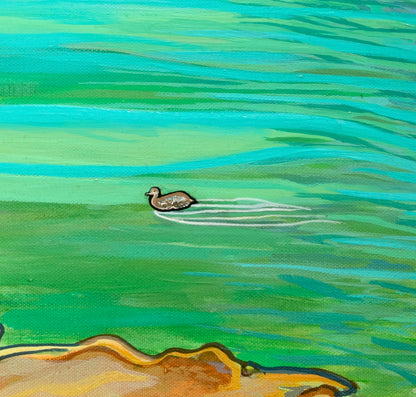 'Honeymoon Bay' original painting