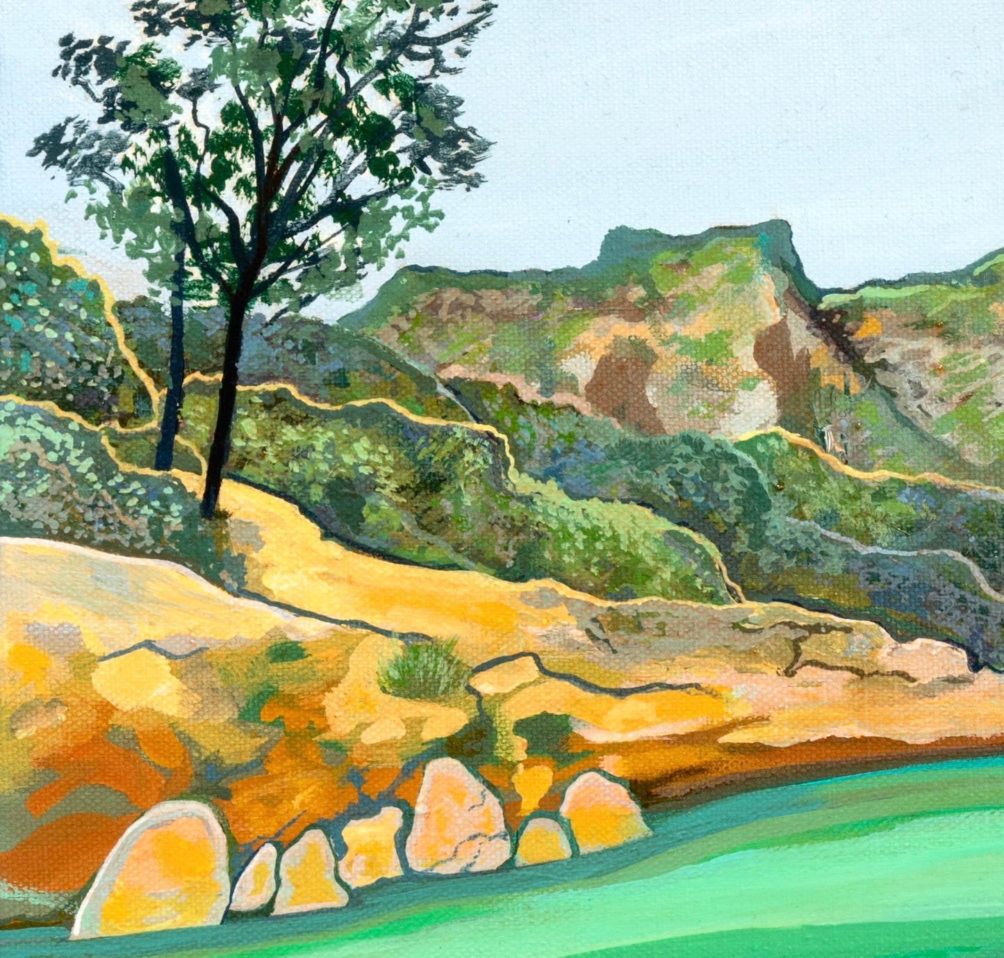 'Honeymoon Bay' original painting