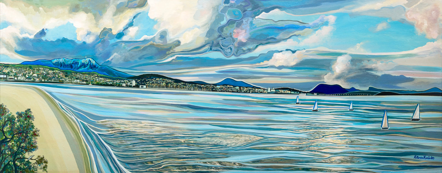 'Down By The Derwent' original painting