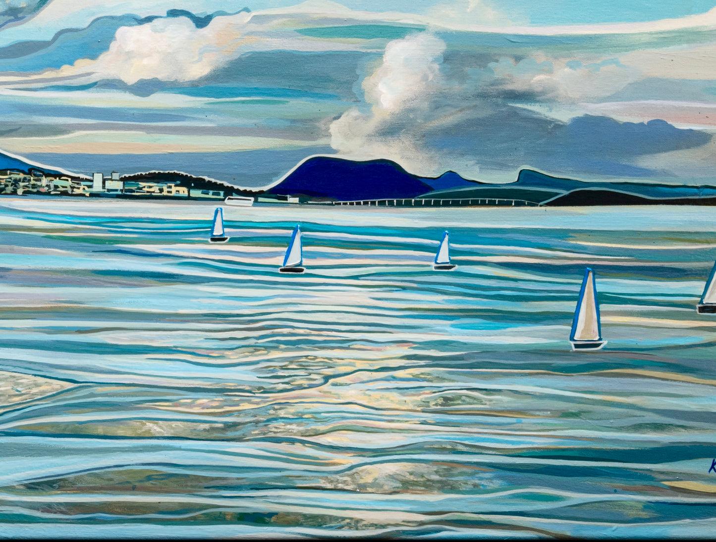 'Down By The Derwent' original painting