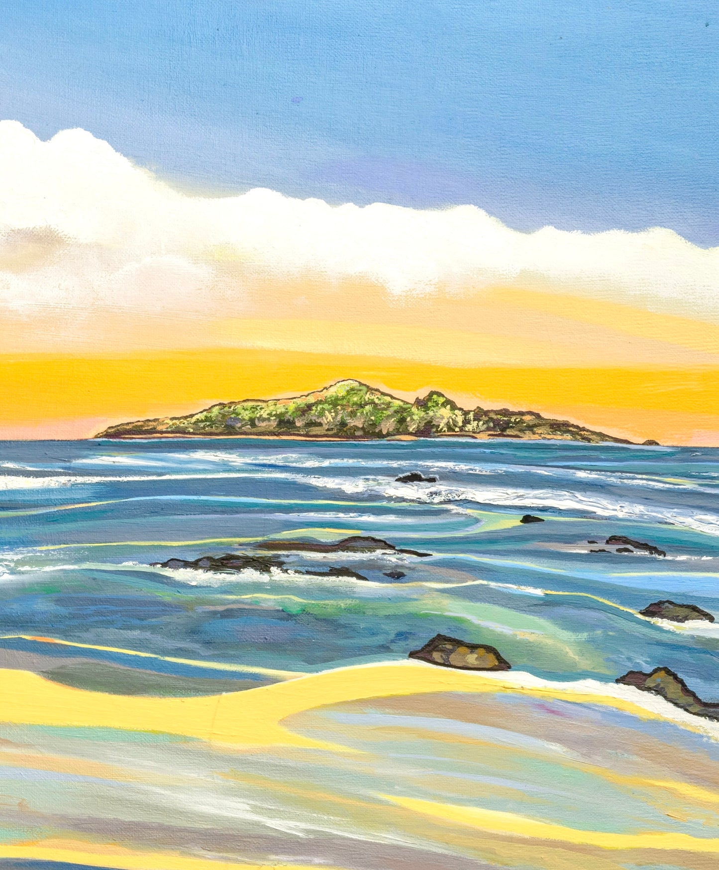 'Sunrise At Sisters' original painting