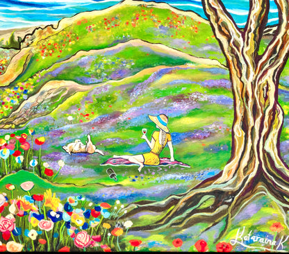 'Inlove With Life' canvas print