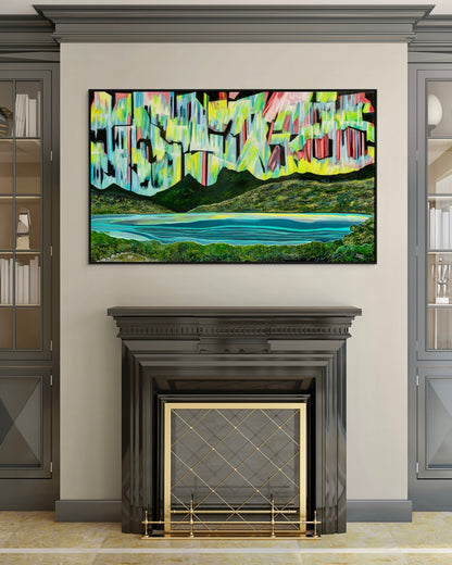 'Lights Of Cradle' canvas print
