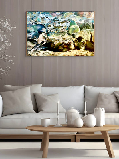 'Leisure Time' canvas print