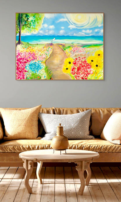 'Live And Let Live' Canvas Print