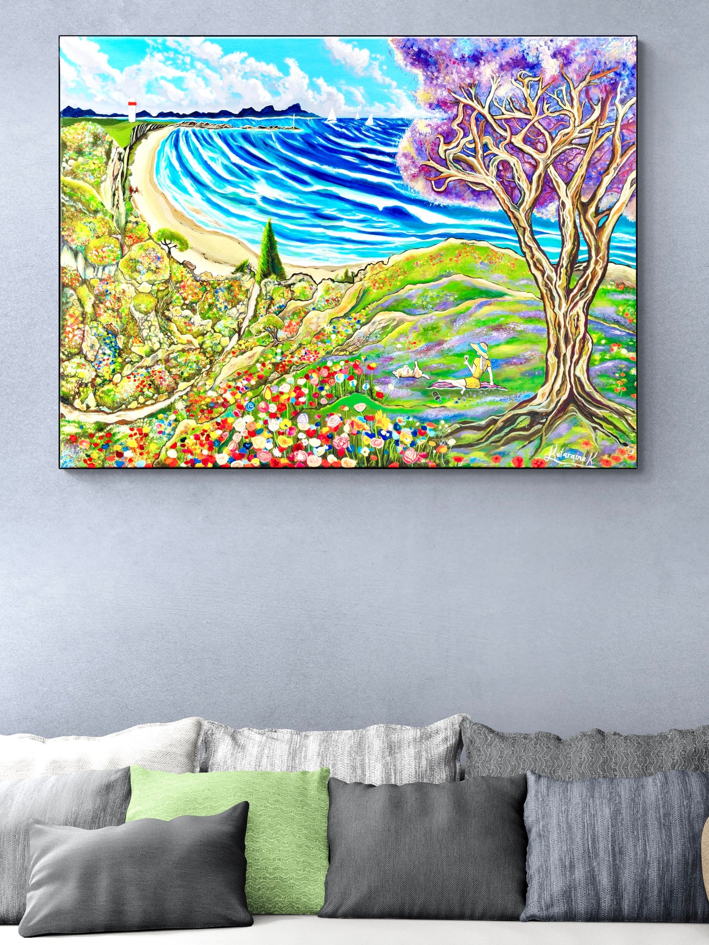 'Inlove With Life' canvas print