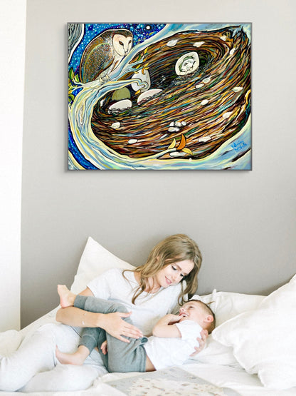 'Midnight Miracle' canvas print
