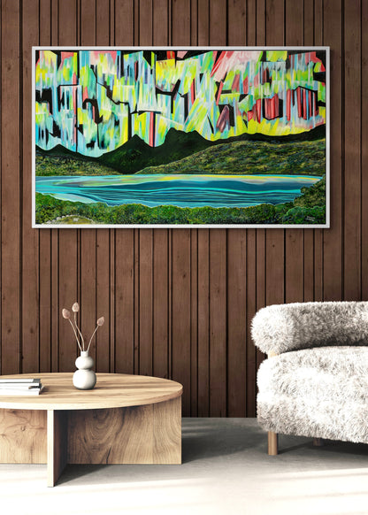 'Lights Of Cradle' canvas print