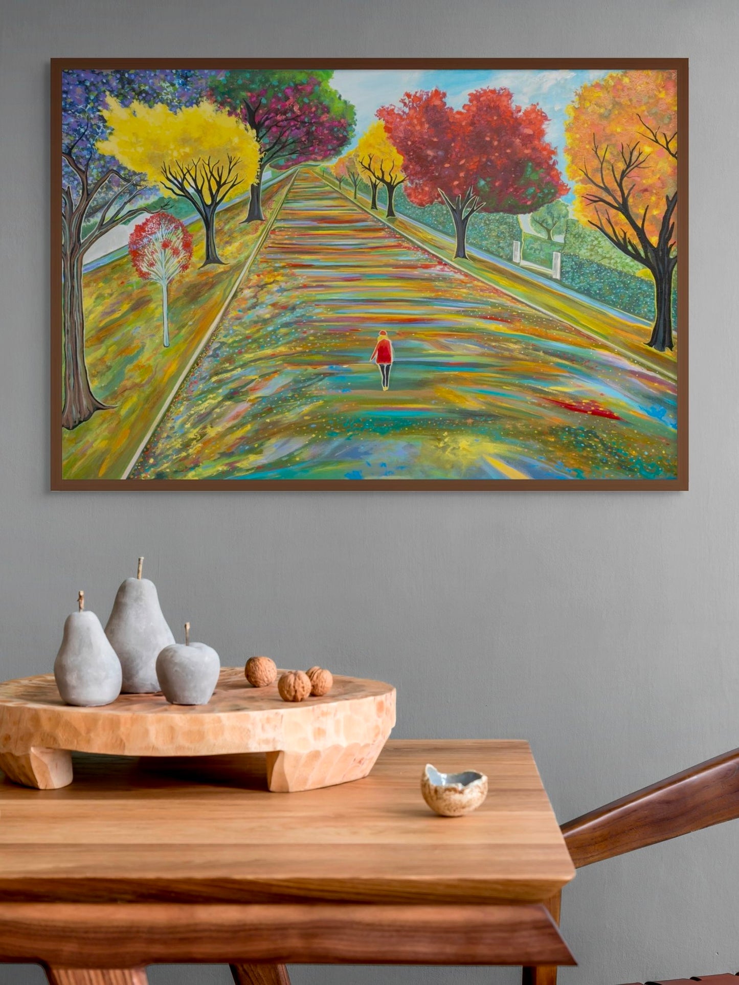 'Autumn At Evandale' canvas print