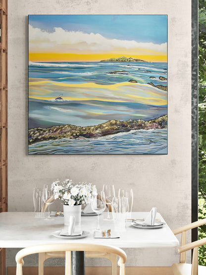 'Sunrise at Sisters' canvas print